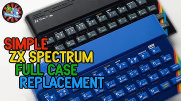 Fitting a Sinclair ZX Spectrum with a shiny new case