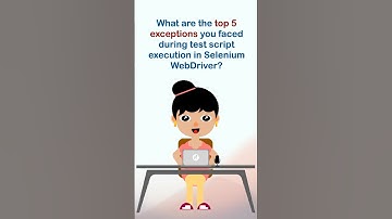 What are the top 5 exceptions you faced during test script execution in Selenium WebDriver?