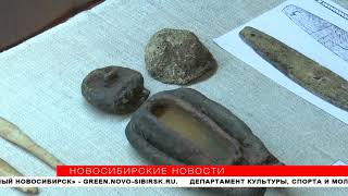 Находки из пещер неандертальцев выставили в Доме учёных СО РАН