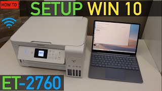 Epson EcoTank ET 2760 Setup Windows Laptop or PC