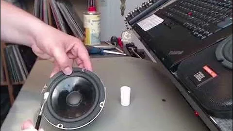 (HowTo) Reparatur Lautsprecher, Tausch der Sicke (Refoaming)  an einem JBL Control 1