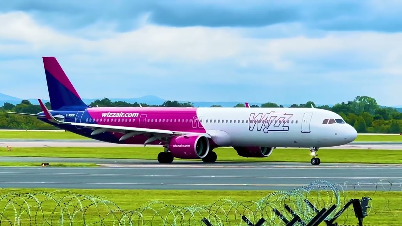 Wizz Air makes RARE visit to Manchester Airport! | 26/07/2025