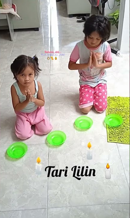 Belajar Tari Lilin bersama Kakak dan Adek #tarililin #menari #tariansumaterabarat #shorts