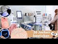 Vlog // Großauftrag mit 36 Fleecejacken // Embroidery Business // handmadeshop