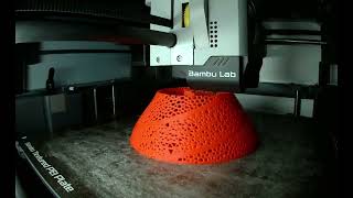 Bambu X1C 3D Printer LED Lamp Series: Flexi Mushroom Tea Light