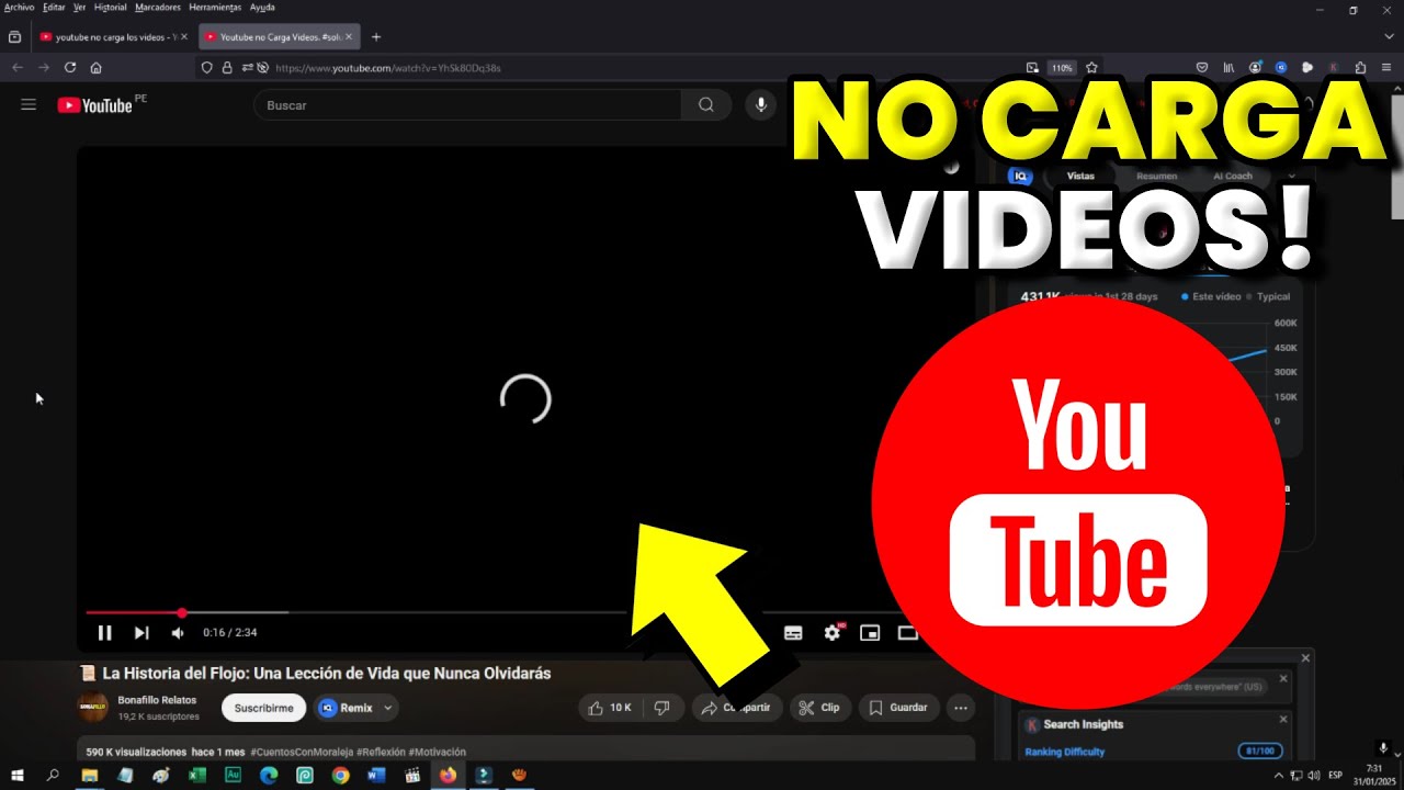 Youtube NO CARGA los Videos - SOLUCION! - YouTube