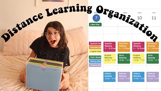 How to Stay Organized for Distance Learning!