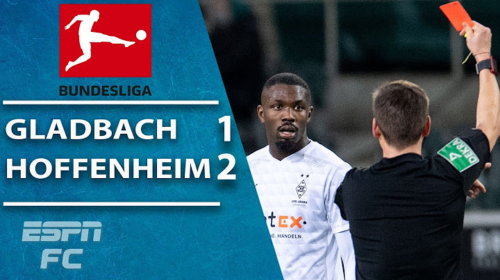 Marcus Thuram sees red for spitting as Monchengladbach fall to Hoffenheim | ESPN FC Bundesliga