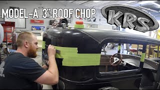 Model-A - 3" Roof Chop // Kenny's Rod Shop