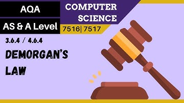 114. AQA A Level (7516-7517) SLR16 - 4.6.4 DeMorgan’s law