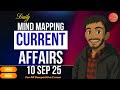 10th September 2025 Mind Map Current Affairs | Ibps po,Clerk | sbi clerk | Hirak Nath