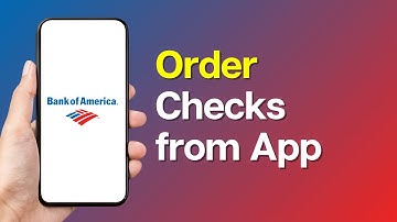How to Order Checks through Bank of America app