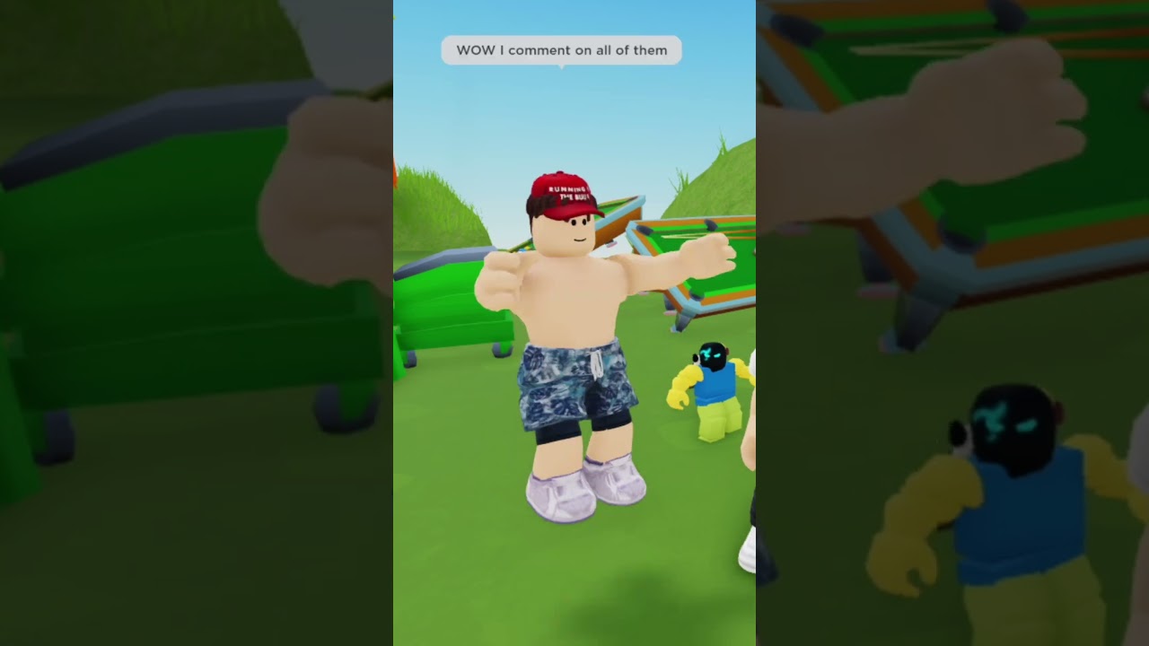 😱 I Surprised a Random Player with one of the RAREST ITEMS in Strongman Smash 👀