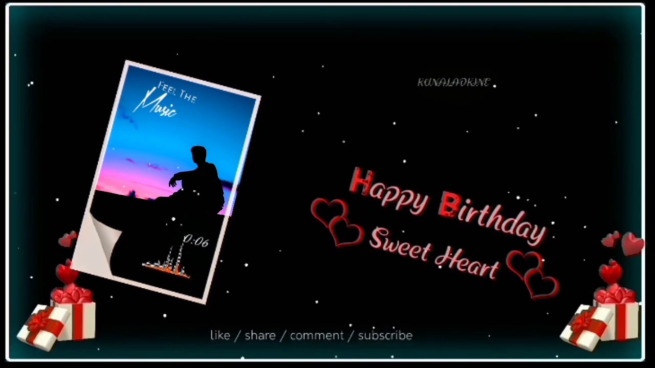 happy birthday template video editing in kinemaster YouTube