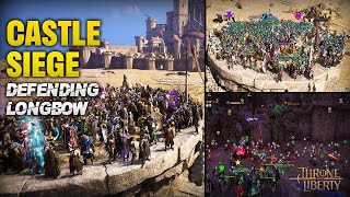 Insanely Massive Castle Siege 1000+ Players | End Game GvG | Nixx - OneHP Alliance | Defending POV