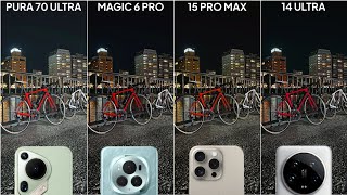 Huawei Pura 70 Ultra vs Honor Magic 6 Pro vs iPhone 15 Pro Max vs Xiaomi 14 Ultra Camera Test