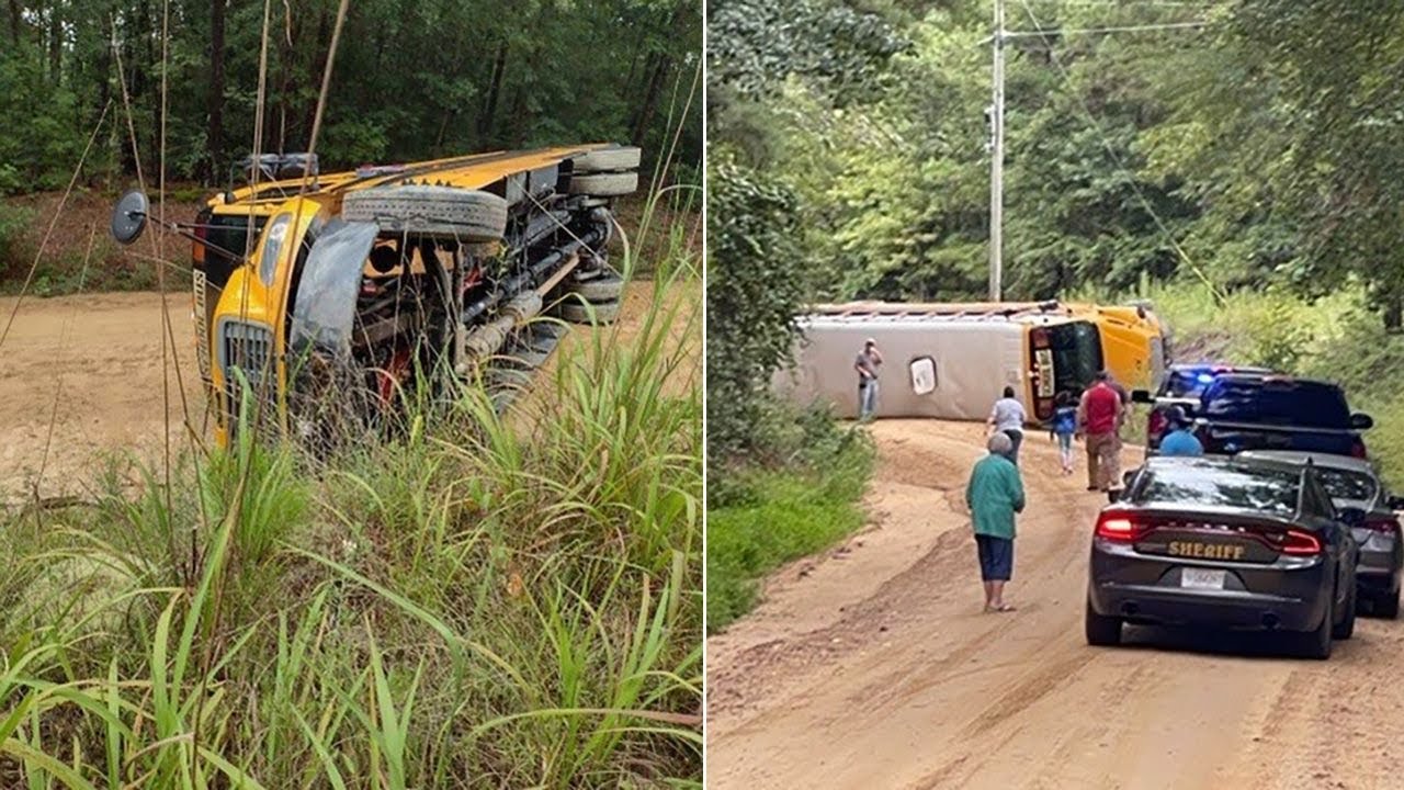 At least 8 students injured after school bus flips in Chesterfield Co ...