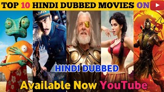 Top 10 Great Hollywood Hindi Dubbed Movies || Available On YouTube