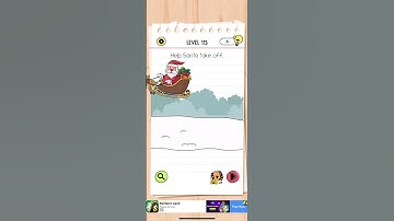 Brain Test All-Star: IQ Boost Level 113 Help Santa take off #games #braintest #puzzle #Test