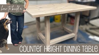 How To Build A Counter Height Dining Table