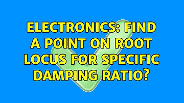 Electronics: find a point on root locus for specific damping ratio?