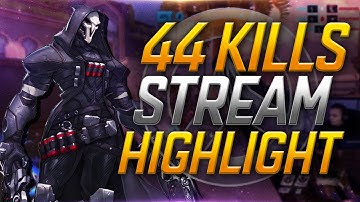 Stream Highlight: 44 KILL GAME From A First Time Overwatch Player!