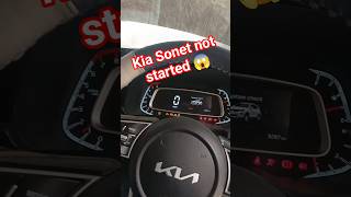 kia Sonet battery problem & solution 😱 #kia #kiasonet #jumpstart #shots #video #viral #automobile #