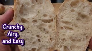 Homemade Ciabatta Bread Recipe - NO BIGA - Easy!