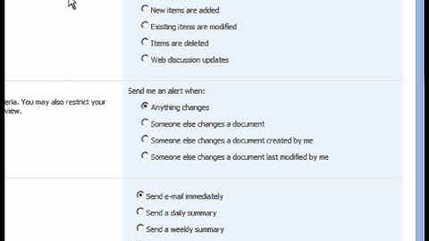 SharePoint Shepherd 2007 - Create An Alert For A Library