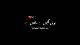Kesi Teri Khudgarzi Ost - Black Screen Status | RFAK | Urdu Lyrics | Whatsapp Status | Black Screen.
