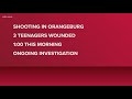 3 teen boys hurt in overnight Orangeburg shooting, police seek tips