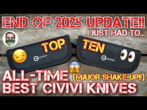 Top 10 Best Civivi Pocket Knives of ALL-TIME!! HUGE 2025 UPDATE!! ????????