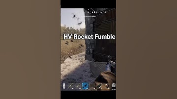 How do you miss a whole hv rocket #rust #rustgame #rustconsole