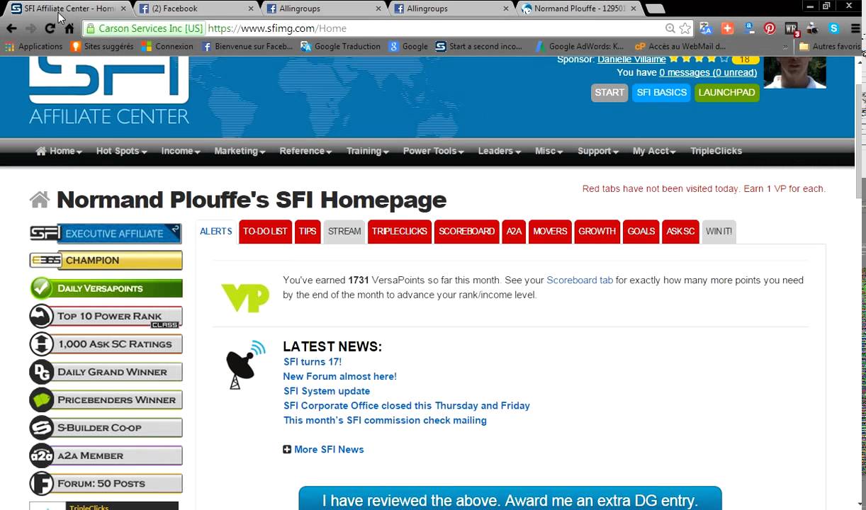 Allingroups  logiciel pour publier sur tout les groupes Facebook !