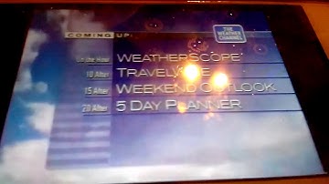 1997-Early 1998 Weather Channel Schedule Bumper + Local Forecast opener
