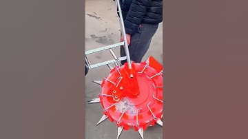 Magic Hand-Push Seed Planter - No Seed Damage, Easy Farming! #diytools