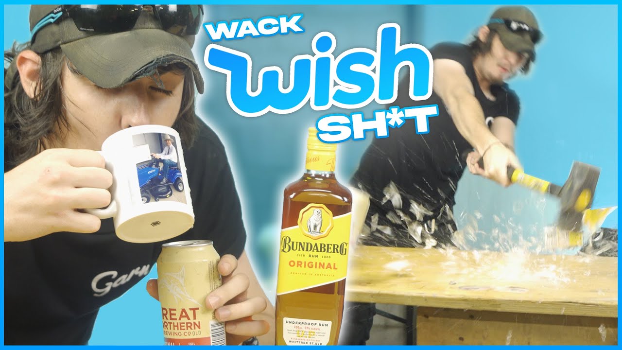 We get drunk and buy DUMB sh*t on WISH (Then Destroy It)