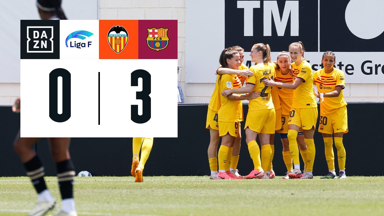 Valencia Femenino vs FC Barcelona (0-3) | Resumen y goles | Highlights ...