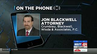 Jon Blackwell on WAFF 48 News | Crumbley-Blackwell & Associates, P.C.