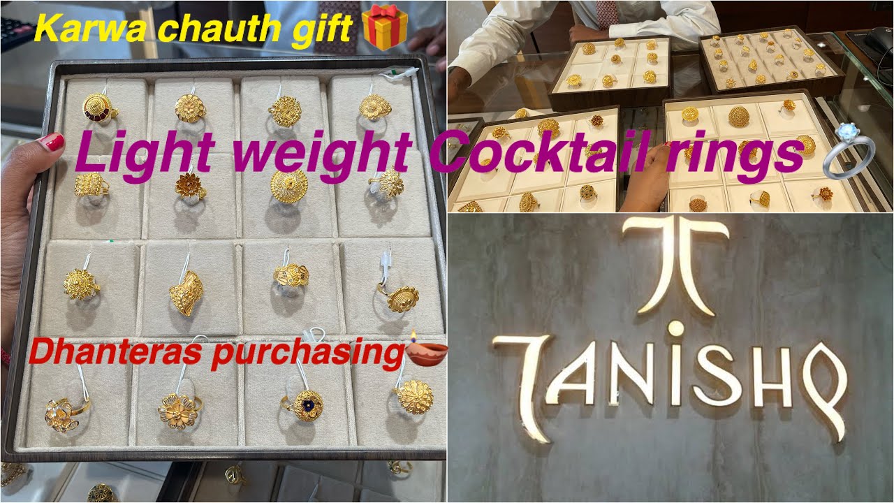 TANISHQ Latest Antique gold finger ring designs with price 2022 - YouTube