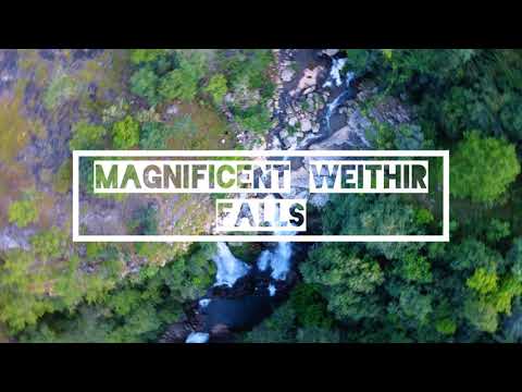 Weithir Waterfall Aerial View,East Khasi Hills District,Meghalaya