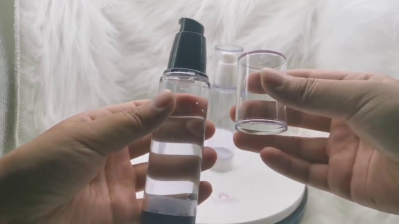 50ml plastic airless bottle 