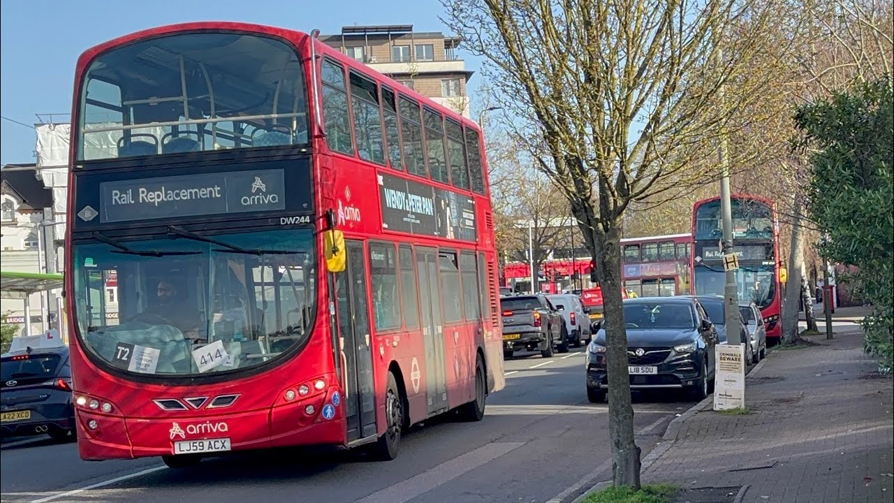 2 Beckenham buses are both Tram replacement service to Croydon George Street