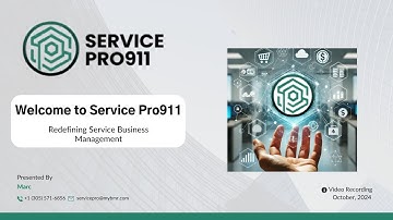 Service Pro911 on Android  Demo Presentation