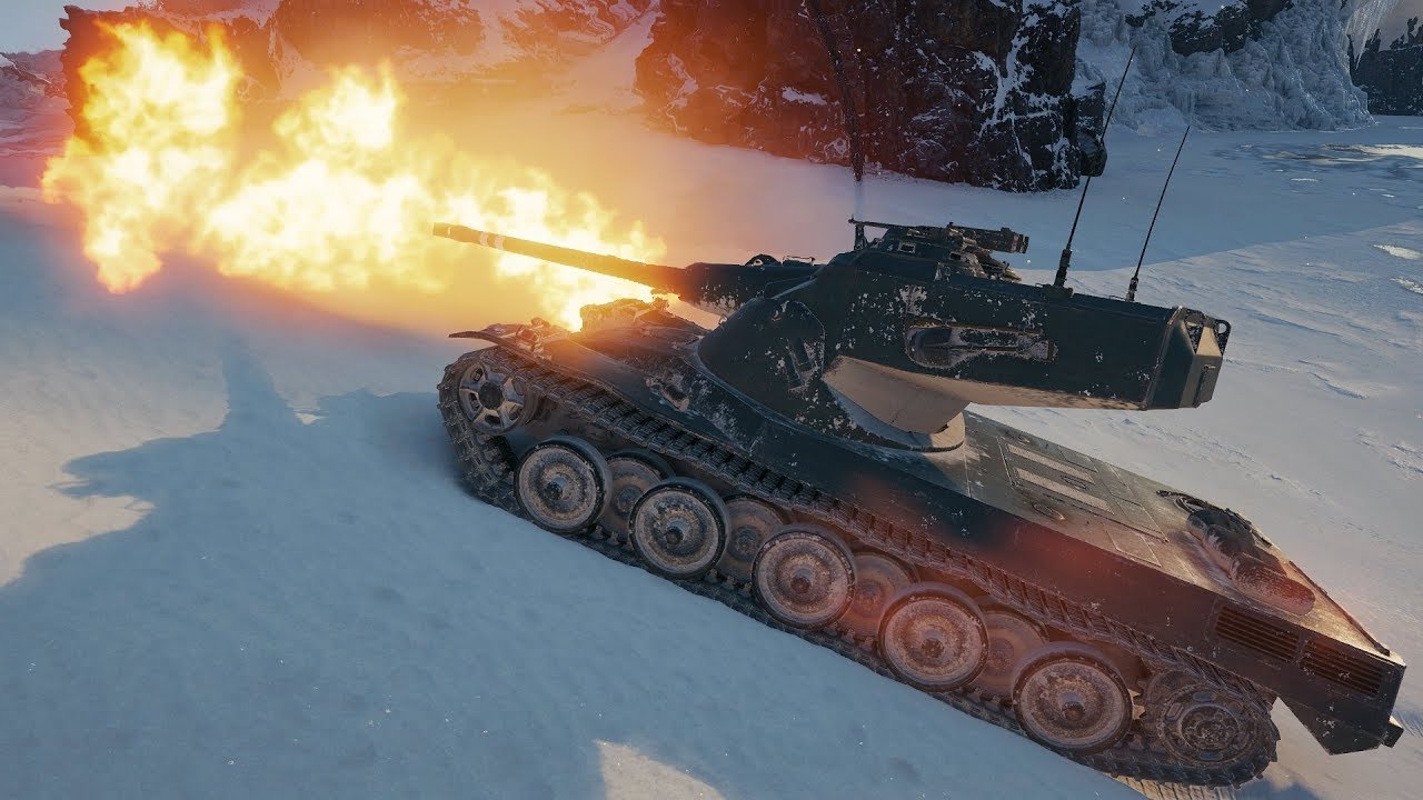 wot replay WoT AMX 50 B 12449 DMG 1746 EXP - Glacier