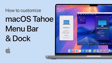 How to Customize the macOS Tahoe 26 Dock and Menu Bar