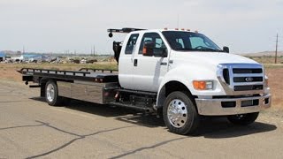 2015 Ford F750 Super Cab XLT with Chevron Series 12 LCG Car Carrier from IWS