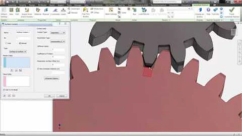 Nastran In-CAD - Surface contact