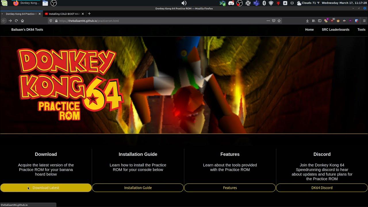 Wii U VC DK64 Practice ROM Injection Tutorial (or any romhack) YouTube