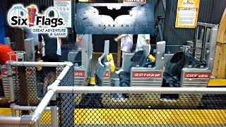 2023 The Dark Knight Coaster On Ride 4K POV Six Flags Great Adventure